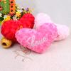 Plush Love Heart Pillow Soft Romantic Heart Shaped Throw Sleeping Cushion