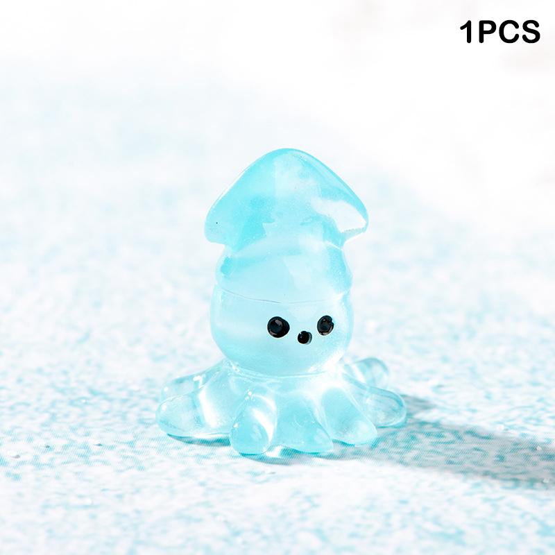 Мультяшный светящийся орнамент мини-светящийся кулон в виде животного микро-сада ландшафтные украшения своими руками игрушки украшения для аквариума