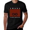 Swans T-Shirt T Shirt Man Luxury T Shirts for Man Graphic Vintage T-Shirt