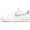 Air Force 1 Low GS White University Red Детские кроссовки Черные DJ4625-100