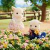 Sylvanian Families Goat Family Doll Set with ST Mark Certification for Ages 3 and Up Toy for Dollhouse