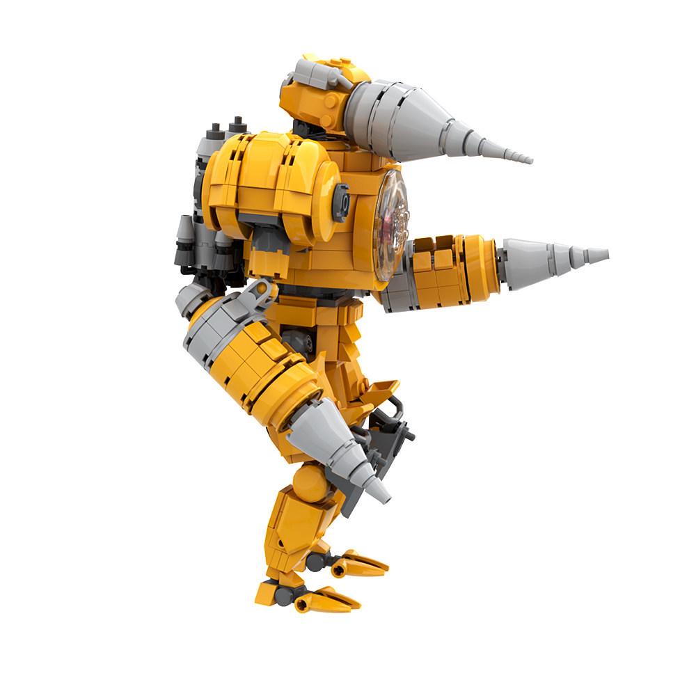 MOC Модель игрушечной электрической дрели - Украшение-конструктор из мелких деталей Подарок