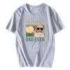 Vintage Best Shih Tzu Dad Ever Dog TShirt Men Cotton Tshirt Funny Tees Streetwear Harajuku