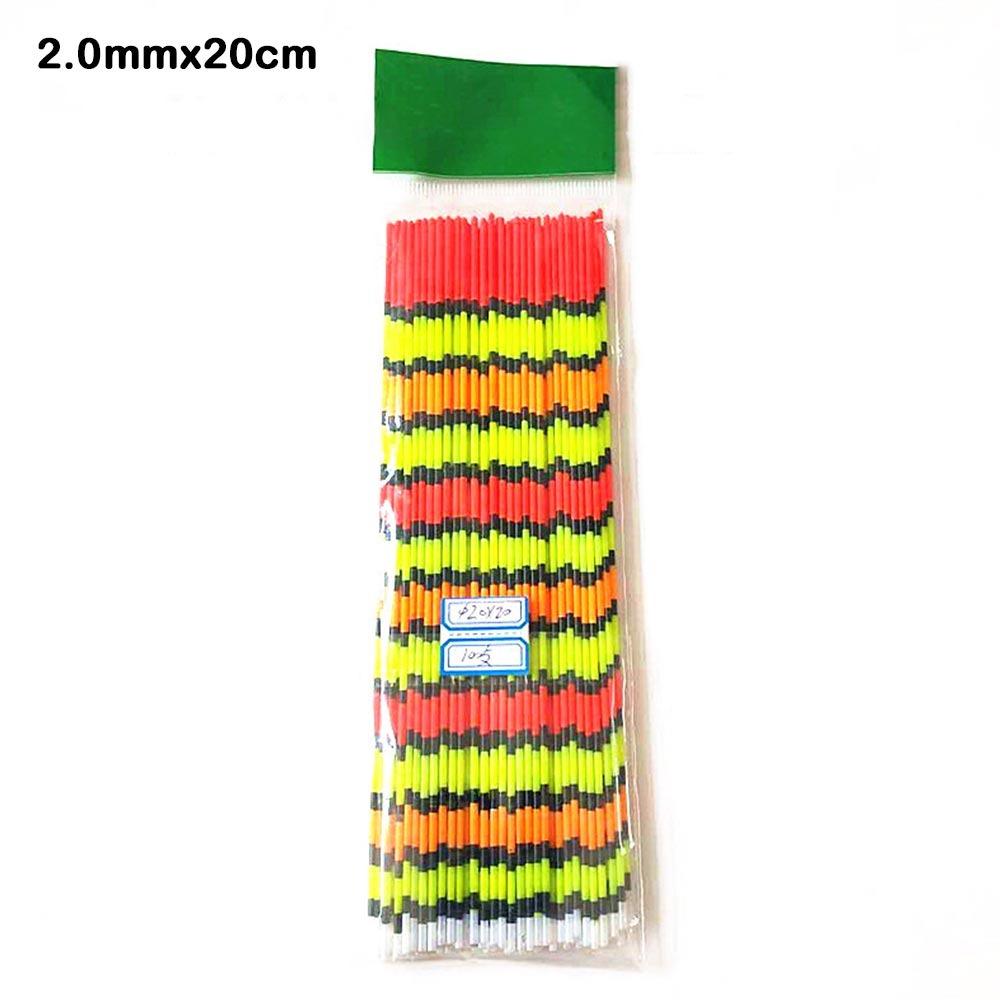 10pcs DIY Fishing  Float Top Drift Tail Eye catching Fishing Float Top Floats Buoy  Night Fishing