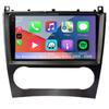 2 Din Android Auto Carplay Car Radio for Mercedes Benz C Class W203 2005-2009 C200 C230 C240 C320 C350 CLK W209 GPS