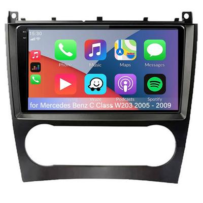 2 din Android Auto Carplay Автомобильное радио для Mercedes Benz C Class W203 2005-2009 C200 C230 C240 ​​C320 C350 CLK W209 GPS