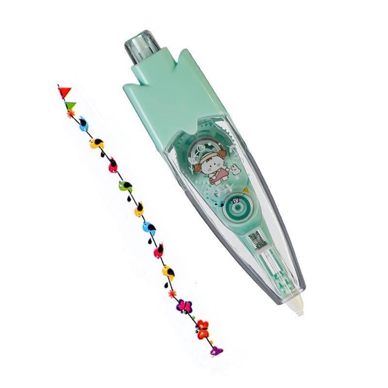 Мультяшная цветочная наклейка, лента, ручка, забавная детская тетрадь, дневник, декоративная наклейка для детской игрушки