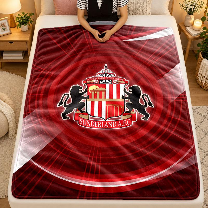 Flannel BlanketSunderland Warm Soft Throw Blanket for Indoor Sofa Bed Living Room Use