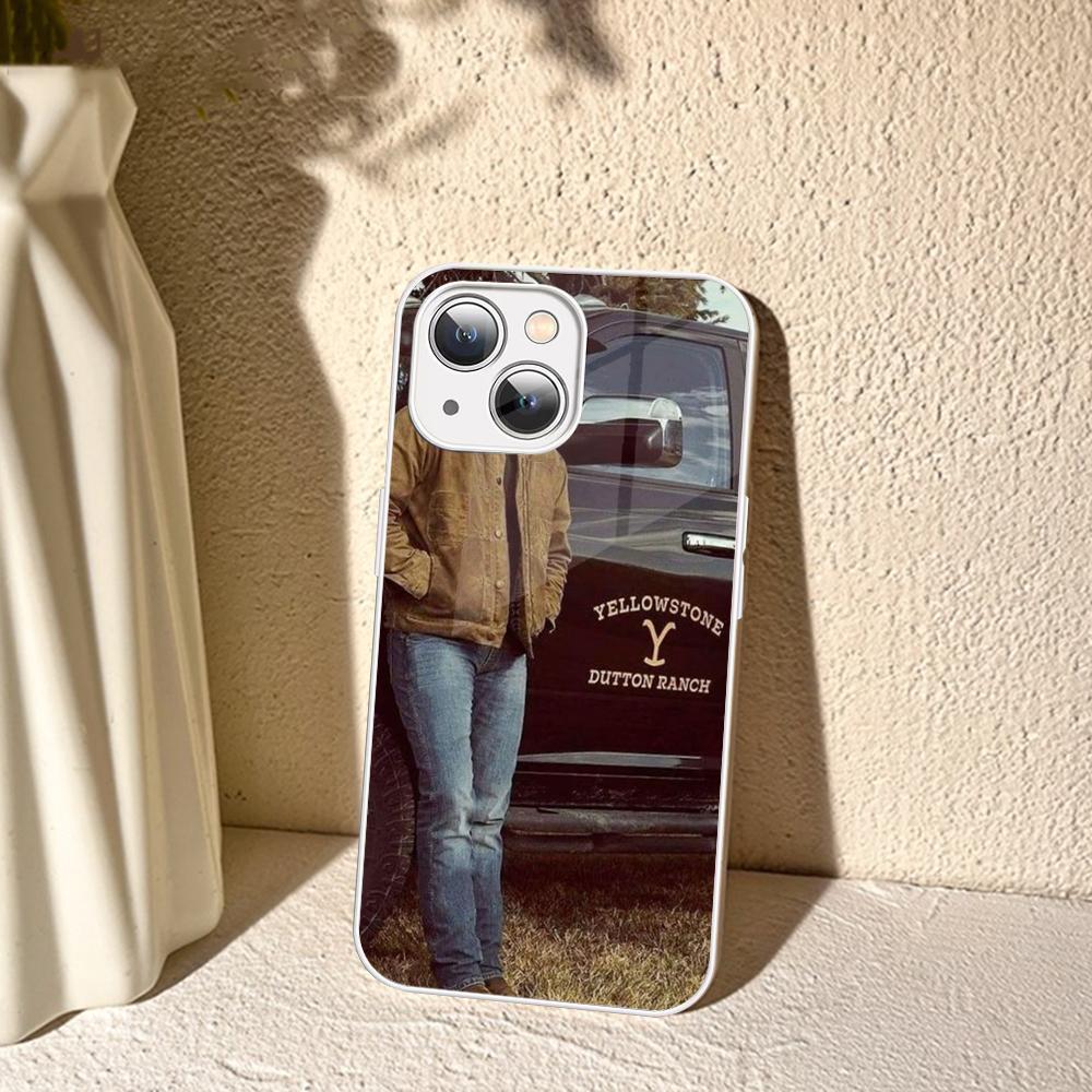 Чехол для телефона американского сериала «Йеллоустоун» для IPhone 14 13 12 Mini 11 Pro XS Max X XR 14 Plus Закаленное стекло