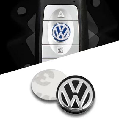 Для Volkswagen VW Автомобильные Товары 14ММ Наклейки на Брелок Автомобиля Эмблема Аксессуары Для Volkswagen Jetta MK5 MK6 Golf-4 5 6 7 Passat 3B7