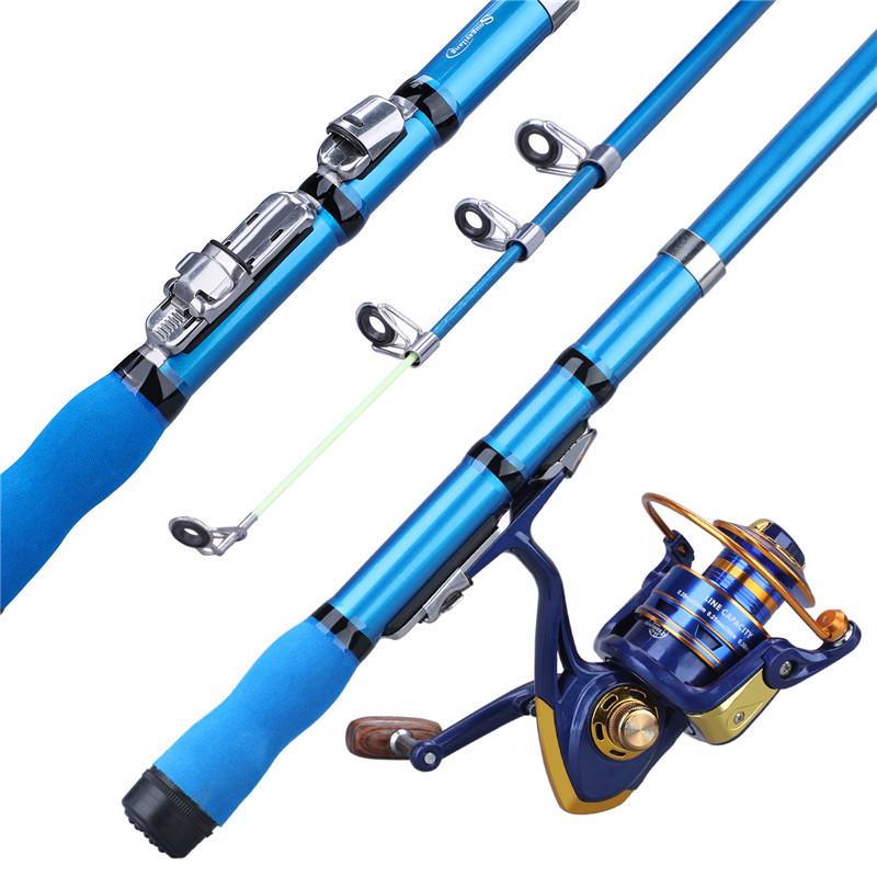 SOUGAYILANG Fishing Rod Reel Set Carbon Fiber Rod with Spinning Reel for Freshwater Saltwater Fishing
