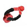 Red Recovery Tow Snatch Ring Pulley Strap Soft Shackle Winch Rope Block Off Road