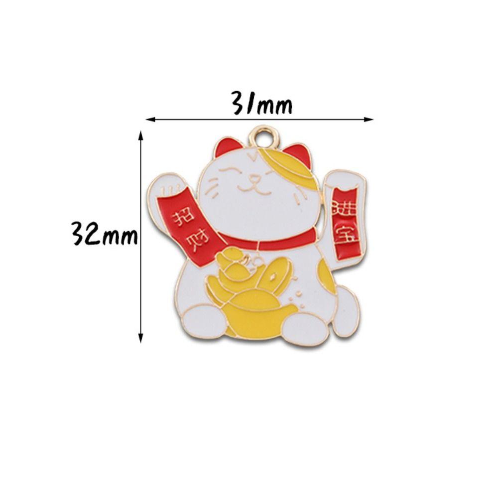 Anti-drop Fortune Cat Keychain Mobile Phone Straps Lucky Cat Phone Pendant Mobile Phone Lanyard