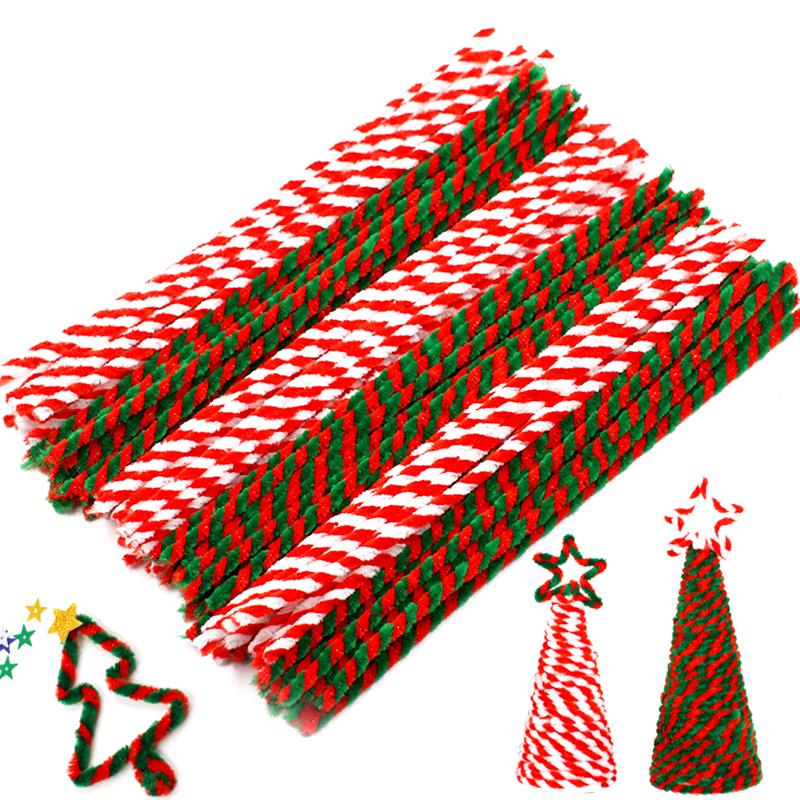 50 шт. DIY рождественские скрученные шерстяные полоски развивающие игрушки материалы ручной работы детские игрушки
