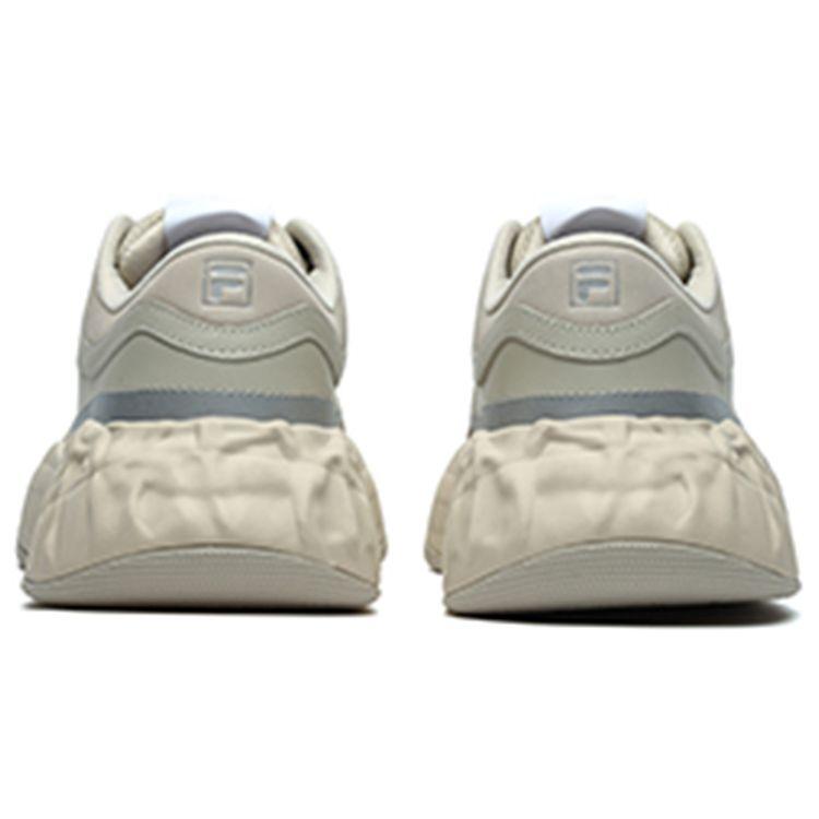 Mihara Yasuhiro X Fila FM-15 Тканевые Двухслойные Кожаные Спортивные Удобные Кроссовки с Низким Верхом Мужские Кроссовки Устрично-Серый F12M214201FOG