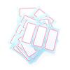 12Sheets Self Adhesive Label Blank Note Label Bar Sticky Writable Name Stickers