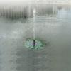 Lotus Leaf Solar Fountain 1.4W Bird Bath Fountain Pump Adjustable Water Flow Floating Outdoor Fountain Pump for Garden Pond Pool Fish Tank Aquarium