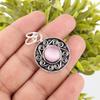 Pink Cat's Eye Pendant, 925 Sterling Silver Pendant Jewelry, Handmade Pendant Gemstone Jewelry For Memorial Day