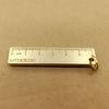 Brass Ruler, Easy To Carry with You, Easy To Measure, Smiling Face, Sealing Glaze, Old Washing, Handicraft Keychain Pendant Creativity