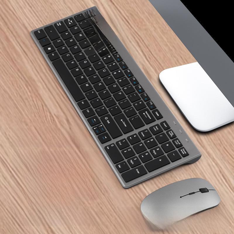 Беспроводная клавиатура Yixin 109 Silent Wireless с ножничным механизмом и двухзонным аккумулятором для офисного использования на настольных компьютерах и ноутбуках