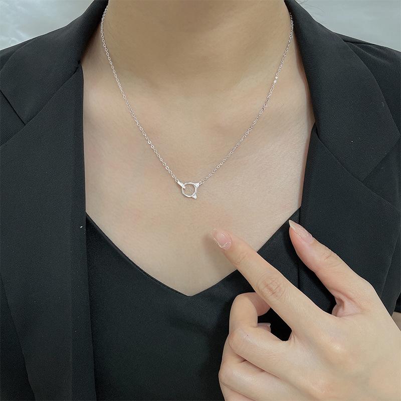 Женское ожерелье Lindon, кулон из медного сплава, циркон, модный подарок