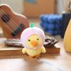 Adorable Fruit Duck Keychain Plush Toy Cute Bag Charm Soft Stuffed Animal