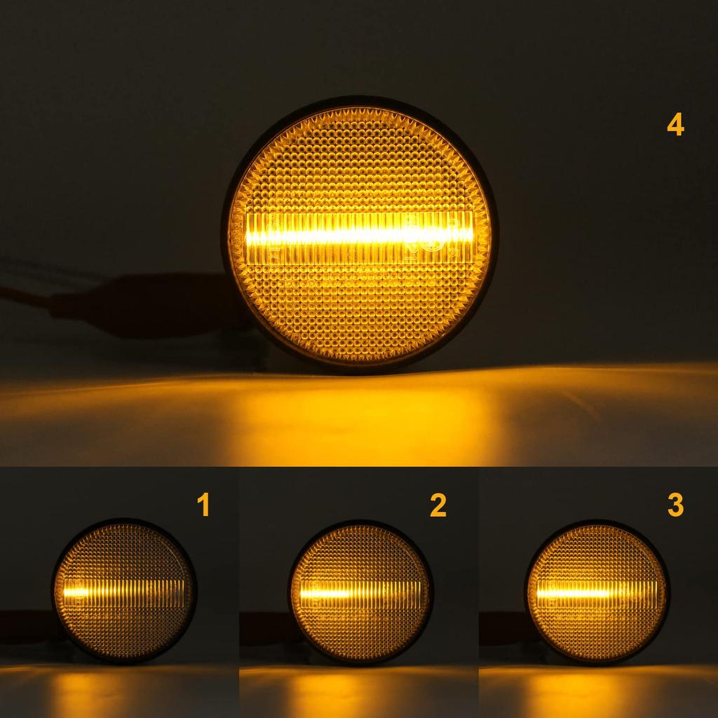 MAZDA Mazda Roadster NA NB NC LED Flowing Glow Clear Lens Side Marker Turn Signal