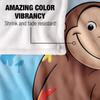 Curious George Silky Paint Supersoft Blanket