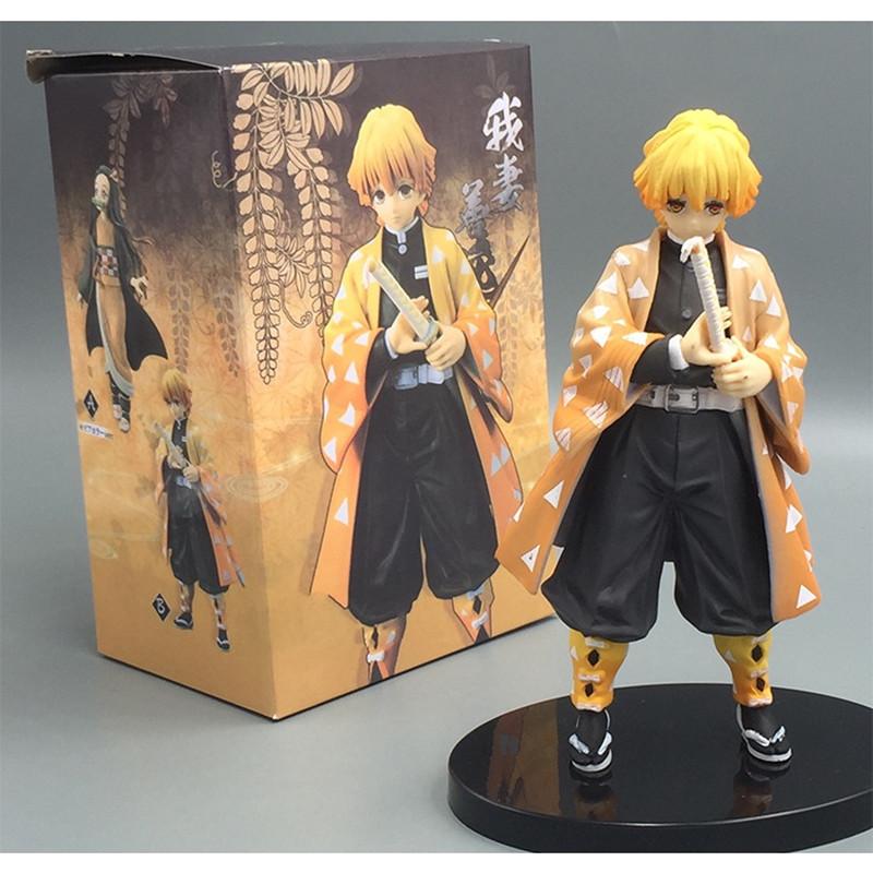 Убийца демонов Nezuko Tanjirou Zenitsu Inosuke Tengen Sanemi Muichirou Mitsuri Obanai Muzan Akaza Figure Коллекционная модель игрушки