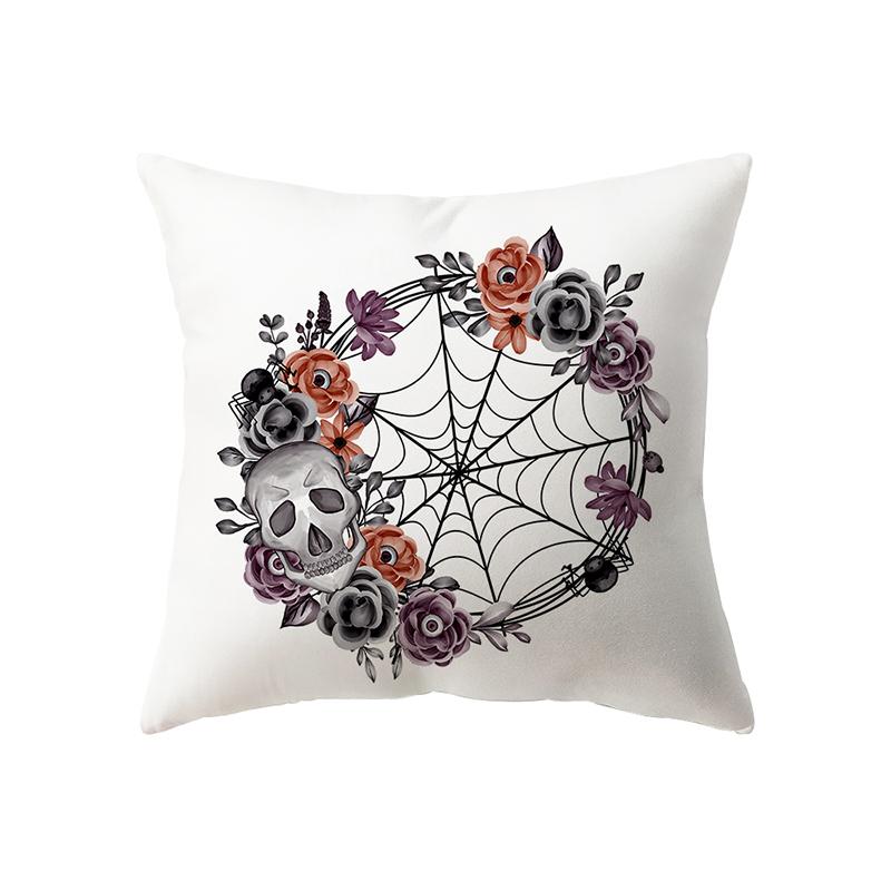 Тыквенный череп с принтом Хэллоуина, тема, наволочка, чехол для дивана, праздничный подарок, украшение для вечеринки, домашний декор