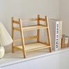 A Two-Tier Storage Rack for Cups, a Mini Shoe Rack, a Laundry Room Shelf, an Ins-Style Rattan-Like Cup Holde