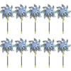 10X Bird Repellent Reflective Windmill Anti Bird Wind Spinner for Garden Orchard