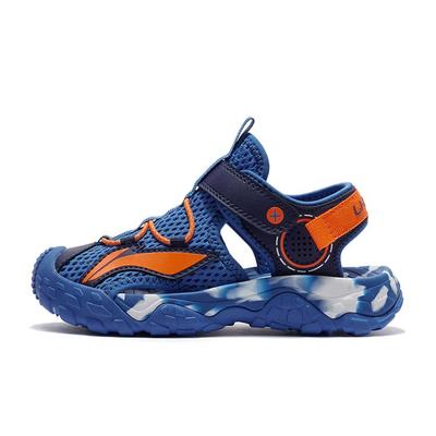 Li Ning Kids Sports Lifestyle Series Модные детские сандалии Детские сандалии Синие Оранжевые YKKS016-41
