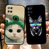 Чехол для Oppo A54 4G Черный Силиконовый Мягкий ТПУ Ударопрочный Чехлы для Телефона Для Oppo A54 Расписная Крышка Телефона CPH2239 Защитные Fundas
