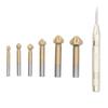 7Pcs Countersink Drill Bit Set Titanize Rustproof Sturdy Durable 90 Degree Counter Sinker Drill