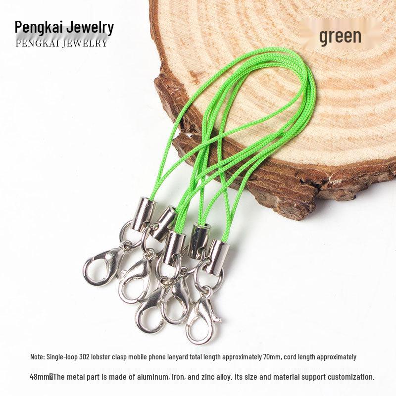 Сделай сам Красочный ремешок для мобильного телефона с карабином-лобстером – Аксессуар для ювелирных изделий ручной работы и шнурок-подвеска