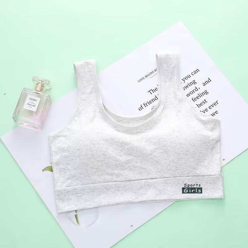 Нижнее белье для девочек-подростков Бюстгальтер из хлопка с мягкой подкладкой Бюстгальтер для девочек-подростков 8-18 лет