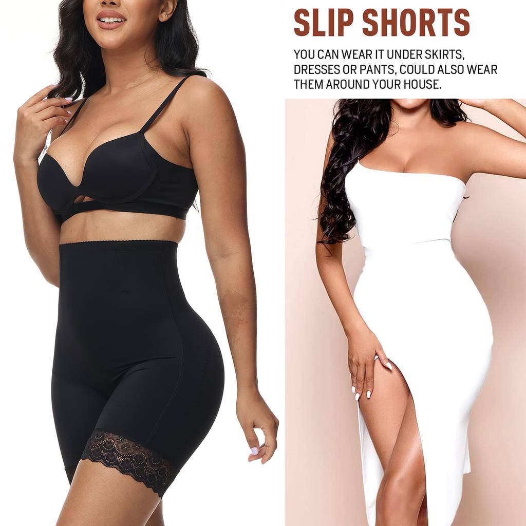 Shapewear Shorts Tummy Control for Women Shaping Boyshorts Body Shaper Underwear Seamless Shorts Under Dresses