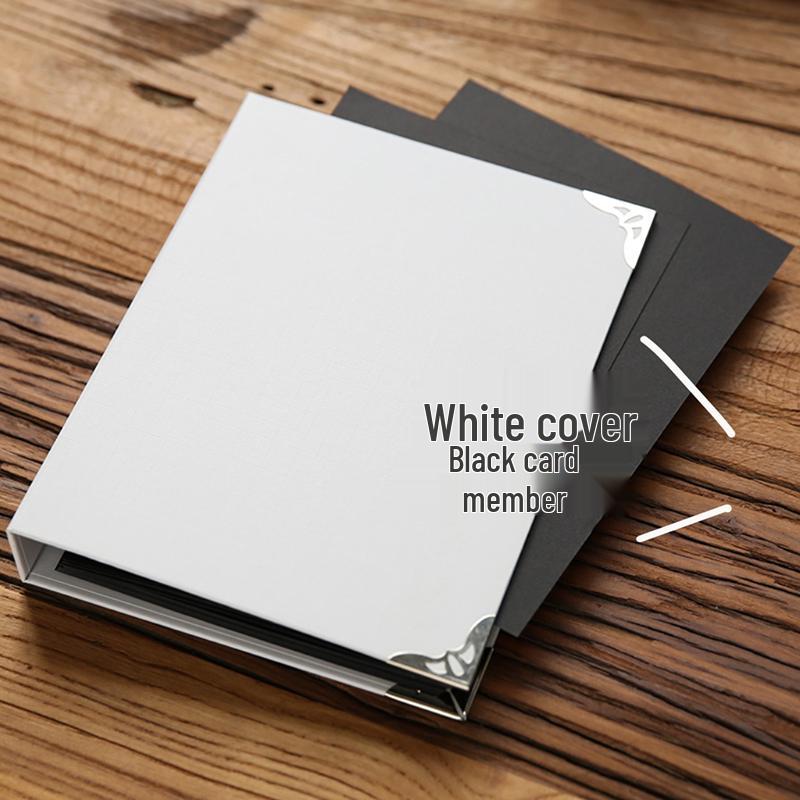 Блокнот на кольцах из крафт-бумаги формата А5: Ретро Журнал и Литературный Дневник Путешествий Планировщик для Девочек