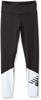 Color Block Tights WP01130 Running BK S [New Balance] Tights/Leggings N.U.A 7/8 Women's (Black)