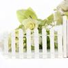 5 Pcs Wooden Fence Garden Ornament Accessory Plant Pots Fairy Scenery