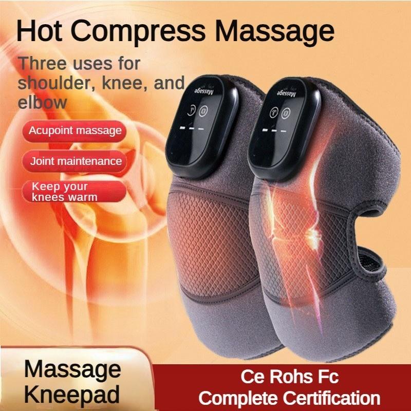 5W Constant Temperature Heating Vibration Massager Knee Joint Hot Compress Therapy Device Household Protable Electric Knee Protection Instrument