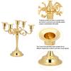 5 Arms Vintage Candlestick Metal Crafts Candle Holder Stand Wedding Party Home Decor