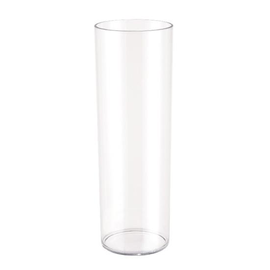 Прозрачная цилиндрическая ваза для цветов, свадебная вечеринка, обеденный стол, центральный элемент, гидропонный держатель для цветов, прозрачный