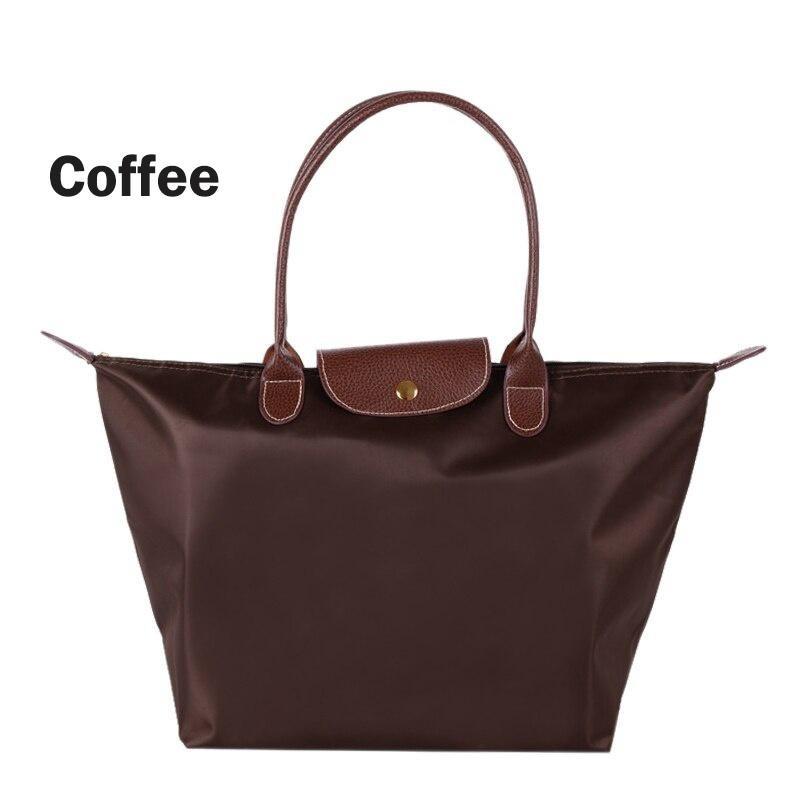 Женская сумка-тоут, модная сумка-шопер, повседневная сумка из ткани Оксфорд, складная прочная сумка в форме клецок