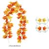 Искусственная осенняя гирлянда из кленовых листьев, искусственные растения, осенний декор, листья, виноградная лоза для Дня благодарения, Хэллоуина, фестивалей, свадебных украшений