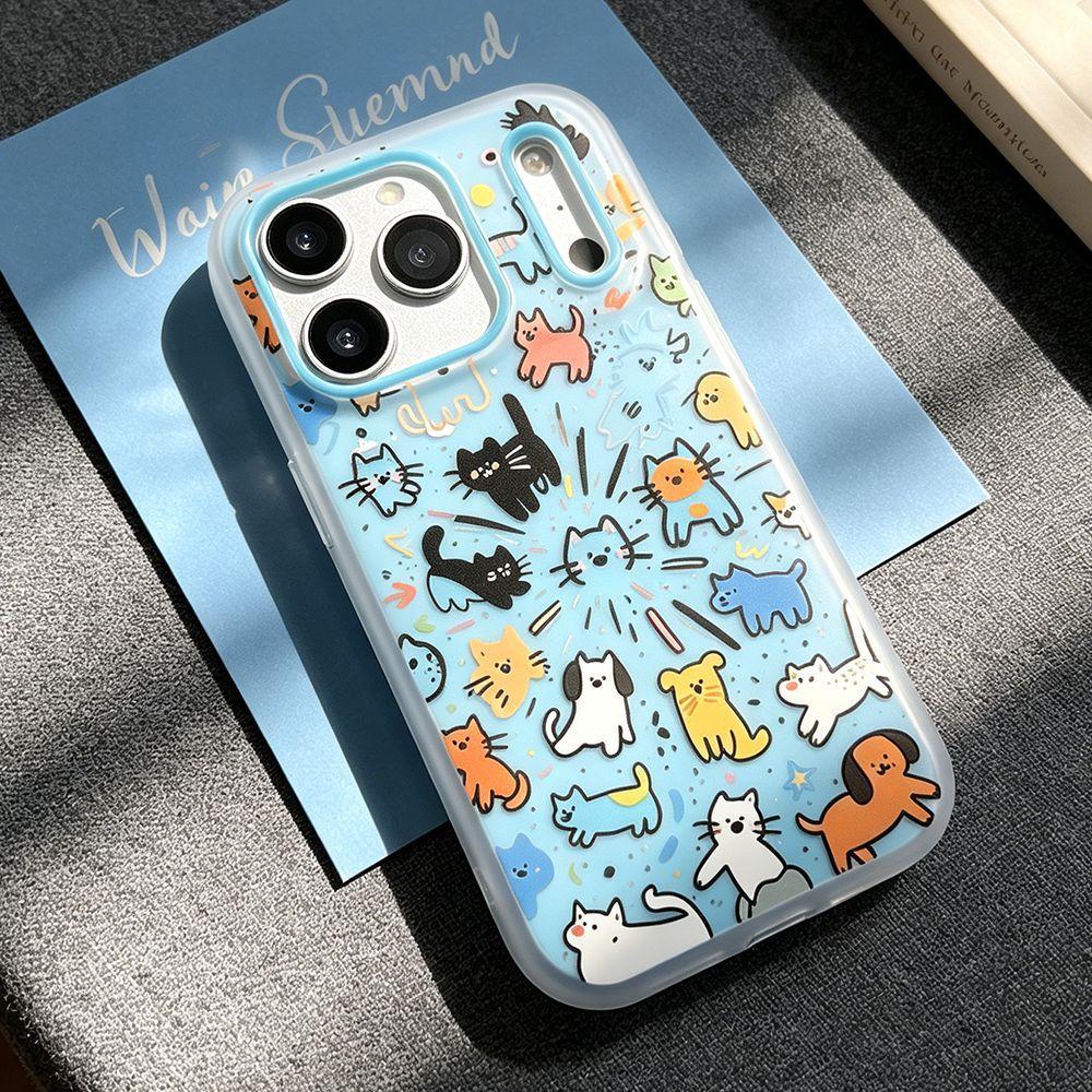 Ins взрыв ветра животное применение яблоко iPhone16/17promax чехол для мобильного телефона матовый женский Huawei mate60