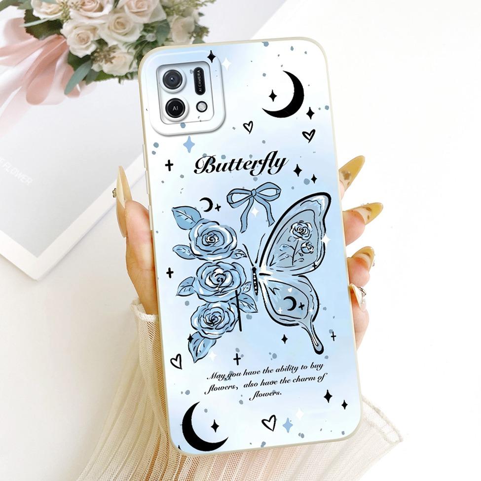 Для Oppo A16k CPH2421 Чехол Для Oppo A16e CPH2421 Чехол Модный Мультяшный Милый Смешной Расписной Силиконовый Чехол Для Телефона