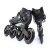 Профессиональные гоночные роликовые коньки с большими колесами - Скоростные карбоновые коньки для взрослых, мужчин, женщин и детей - Лучший черный дизайн