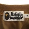 A Bathing Ape Мужской тренировочный топ с длинным рукавом S, коричневый, Polartec, б/у